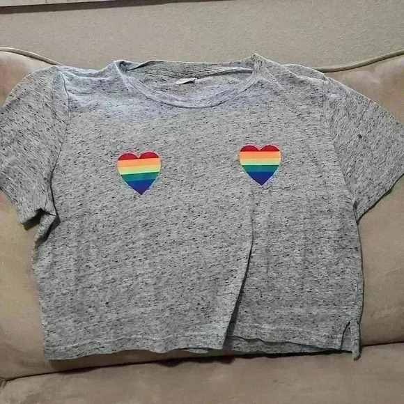 PINK Victoria's Secret Tops - Victoria Secret PINK Pride Crop Top